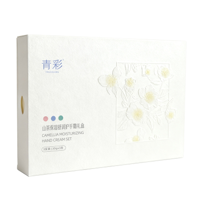 青彩山茶护手霜滋润保湿秋冬防干裂补水30g*3礼盒装便携男女通用