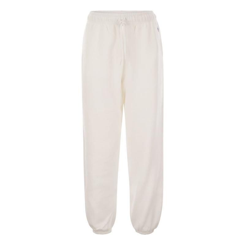 Polo Ralph Lauren轻薄抓绒运动裤女宽松显瘦弹性收口束脚休闲潮牌 tapered剪裁