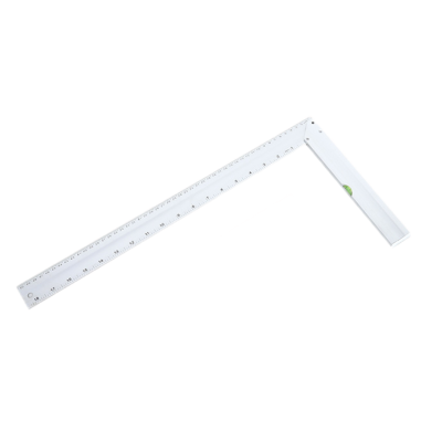 欧克 Ouke 直角尺90度角尺铝合金直角尺带水平尺 500mm OK-1054