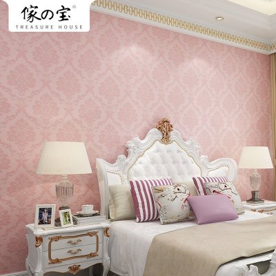 美帮汇墙纸自粘大卷50米卧室温馨壁纸防水pvc立体房间背景墙贴装饰贴纸