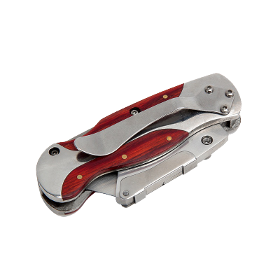 钢盾(SHEFFIELD) S067217 彩木不锈钢折叠刀[家用]