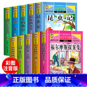 彩图 [正版]好孩子书屋系列 昆虫记注音版 法布尔原著注音版 小学生课外阅读书籍 一年级二年级三年级四年级下册课外书