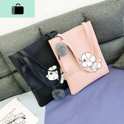 托特包包女2020新款潮pu软皮文艺单肩大包韩版简约百搭学生手提袋NEW LAKE女斜挎包