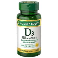 自然之宝NATURE'S BOUNTY维生素D3软胶囊150粒 美国原装进口 促进钙吸收