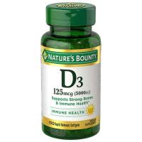 自然之宝NATURE'S BOUNTY维生素D3软胶囊150粒 美国原装进口 促进钙吸收