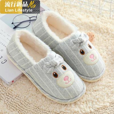 月子鞋秋冬产后包跟孕妇鞋女冬加厚冬季防滑软底厚底室内产妇拖鞋知义(ZHIYI)