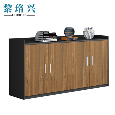 黎珞兴矮柜胡桃色四门 台