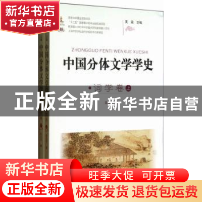 正版 中国分体文学学史:词学卷 黄霖主编 山西教育出版社 9787544