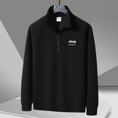 JEEP SPIRIT男士长袖圆领打底衫大码休闲卫衣套头3101