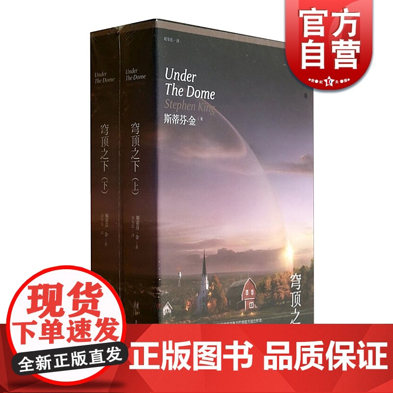 穹顶之下 上下册 斯蒂芬金 美国惊悚大师 奇幻巨著“黑暗塔系列”作者 斯皮尔伯格制作同名电视剧集 上海文艺 世纪出版