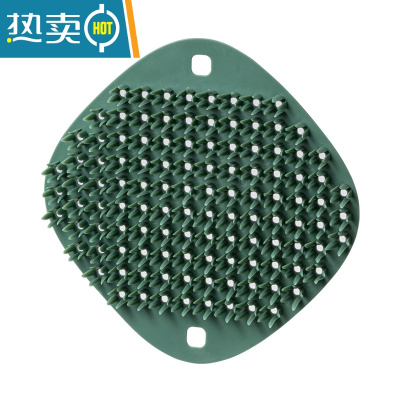 敬平厨房多功能清洁器锅刷水槽砧板缝隙胡萝卜土豆清洗刷可弯曲刷子 苍竹绿