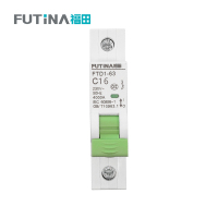 福田 小型断路器空开 家用空气开关小型断路器不带漏保 1P16A 单位:个