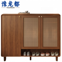 豫龙都实木鞋柜1米个