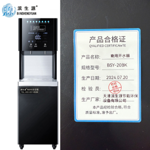 滨生源商用商用净水设备15升水箱玻璃面板BSY-20BK(台)