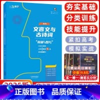 语文 全国通用 [正版]2025版一飞冲天 高考文言文与古诗词背诵与默写 全国通用 文言文阅读 古诗文赏析 名句名篇默写