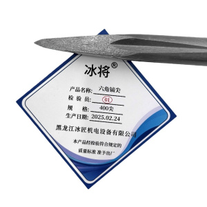 冰将 电锤尖扁凿六角镐尖工具冲击钻头 个
