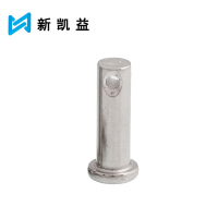 新凯益 304不锈钢平头带孔圆柱销 X8*50 个