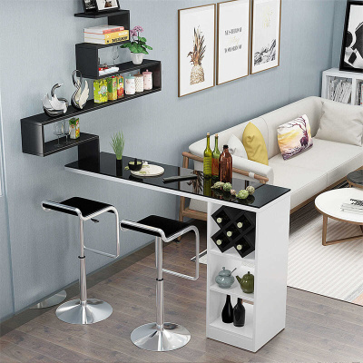 灏吉象客厅家用吧台桌酒柜隔断柜玄关柜靠墙展示小吧台ktj7709