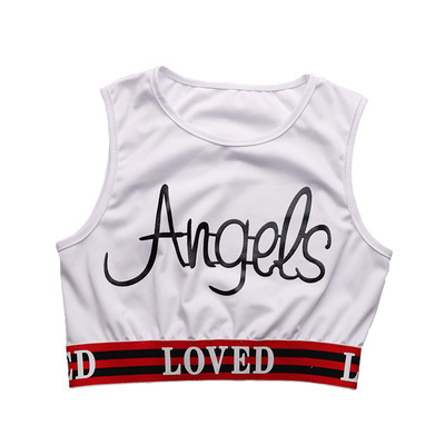 SUNTEK女童小背心内衣儿童爵士舞蹈打底运动露脐吊带瑜伽街舞内搭短款潮儿童内衣