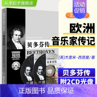 [正版]欧洲音乐家传记系列贝多芬传附2CD音乐理论书籍人物艺术家传记 湖南文艺出版