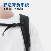 爱华仕(OIWAS)双肩包男大容量休闲旅行包韩版潮流防泼水学生书包