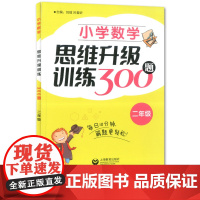 小学数学思维升级训练300题二年级2年级小学二年级数学思维拓展训练教程优等生数学奥数二年级训练题正版上海教育出版社