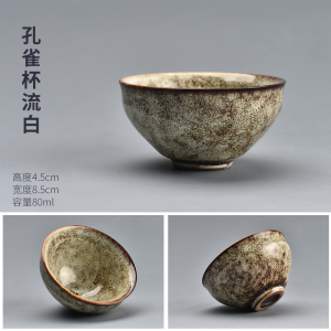 [补贴10%]清仓特价茶杯陶瓷功夫茶具品茗杯青花主人杯单杯手绘白瓷紫砂杯子