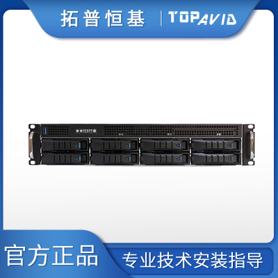 拓普(TOPAVID)SRB2L8508万兆光纤NAS网络存储/8盘多机共享磁盘阵列/10G万兆存储+6个10G万兆光纤