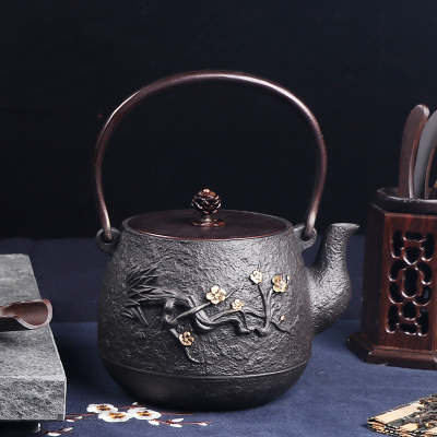 铭陶满堂日本南部铸铁电陶炉煮茶专用家用烧水泡茶煮