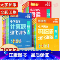 [全2册]数学计算题强化训练 小学六年级 [正版]周计划小学语文英语阅读强化训练100篇数学计算应用题一1二2三3四4五