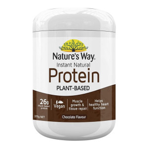 佳思敏Nature’s Way 自然速溶蛋白粉 巧克力味 375g 1瓶 植物蛋白粉大豆分离蛋白澳洲