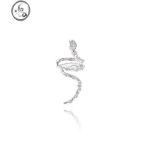 JiMi个性高级感蛇形耳骨夹无耳洞耳环女轻奢气质小众设计冷淡风耳饰