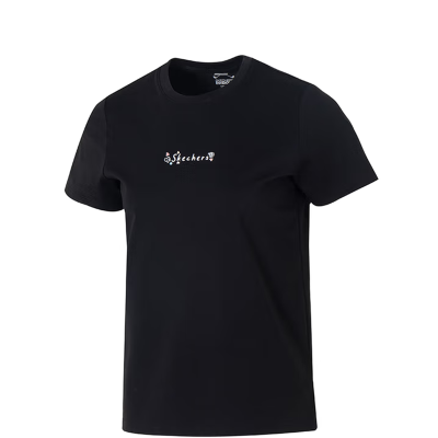 斯凯奇 女夏季黑圆领短袖 P225W304-03K8L 件