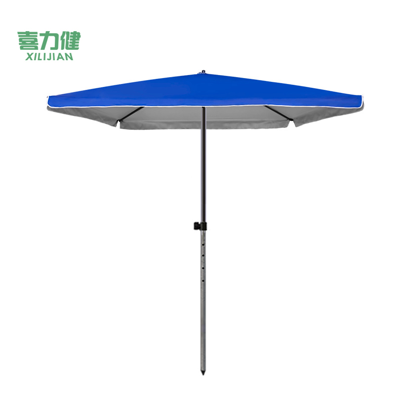 喜力健 户外四角遮阳伞 蓝S-3*3M 把