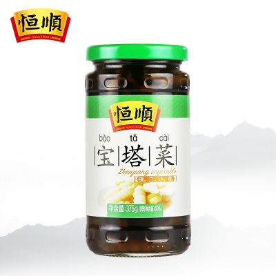 [中华特色]镇江馆 恒顺宝塔菜375g 江苏镇江特产 下饭小菜 腌制泡菜 酱菜 榨菜 华东