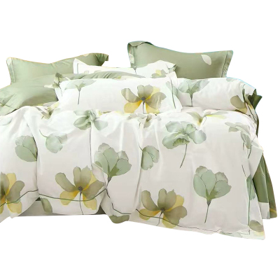 步宽 铂金全棉四件套婉约绿 220*240cm/套