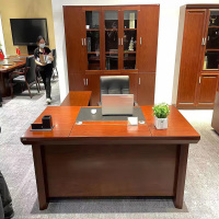 巴洛卡 油漆办公桌1.8米班台桌中式小班台主管桌F2C-181