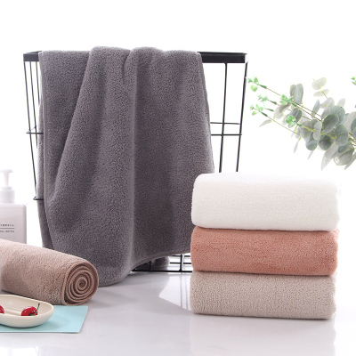 图强3条装珊瑚绒速干毛巾理发店吸水超细纤维干发巾擦车巾保洁抹布