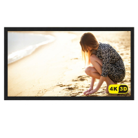 经科JK画框投影幕布投影机中边框N4-FL/W1正投软幕150寸4:3