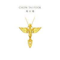 周大福马年生肖本命年权杖飞马足金黄金(大版)吊坠计价女(工费920元)EOF2047