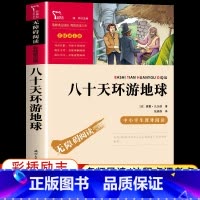 八十天环游地球 [正版]八十天环游地球 儒勒凡尔纳著 初中小学生三四五六年级课外阅读书神秘岛格兰特船长的儿女非人民文学出