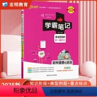 道德与法治 初中通用 [正版]2025新版 学霸笔记初中道德与法治通用版初中政治知识大全手册全彩知识清单七年级八九年级中