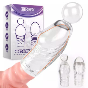 取悦 金刚二代阴茎套 加长加粗大水晶狼牙套 丁丁JJ穿戴式增长套 成人情趣男性系列成人用品 非震动套环