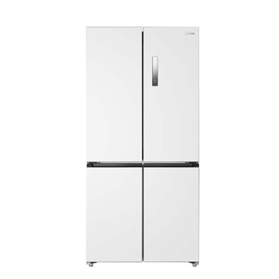 美的571纯平全嵌十字对开四开门一级能效风冷无霜底部散热大容量家用电冰箱BCD-571WUSPZM(E)