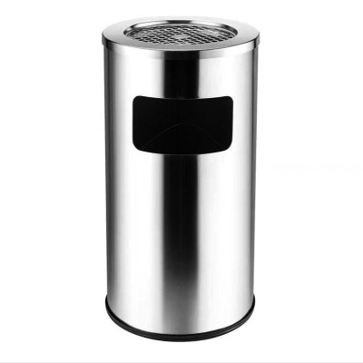 历途科技不锈钢圆形垃圾桶25*25*60cm 个