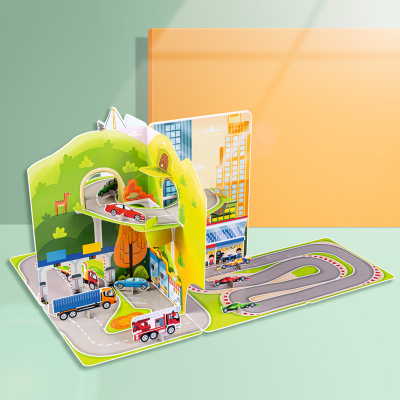 360°全景认知立体书 小小车世界