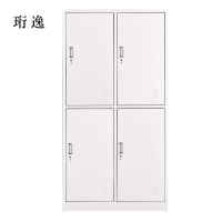 珩逸加厚四门钢制更衣柜员工柜铁皮职工储物柜