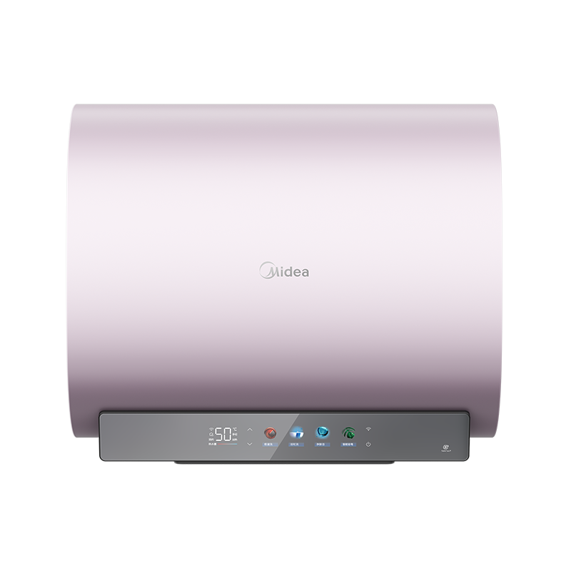 美的(Midea)电热水器超薄玲珑双胆扁桶80升扁桶短款3300W变频镁棒免换水电分离一级能效F8033-UDmini