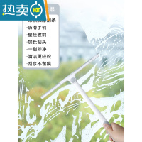 敬平玻璃刮擦玻璃器家用保洁专用擦窗刮水器双面擦清洗窗户清洁工具 灰色(27cm)加长加厚优质刮水器[1个装]