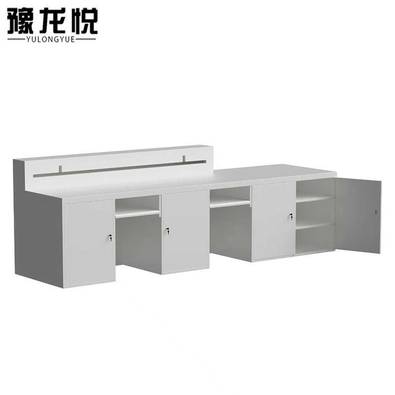 豫龙悦钢制办公桌1000*800*1000mm(定制)米